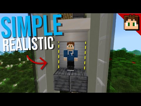 The SIMPLE REALISTIC Elevator! [Minecraft Bedrock 1.20] +Tutorial
