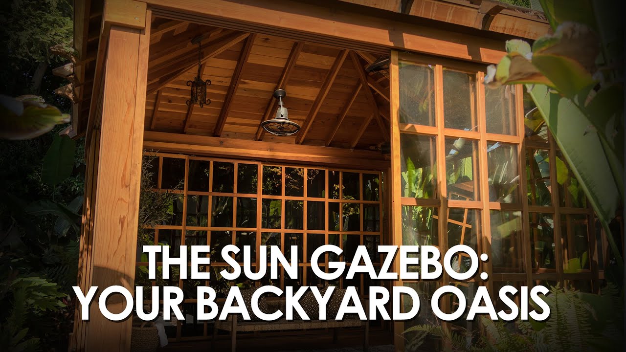 Sun Gazebo with Sliding Doors: A Backyard Oasis For All Occasions