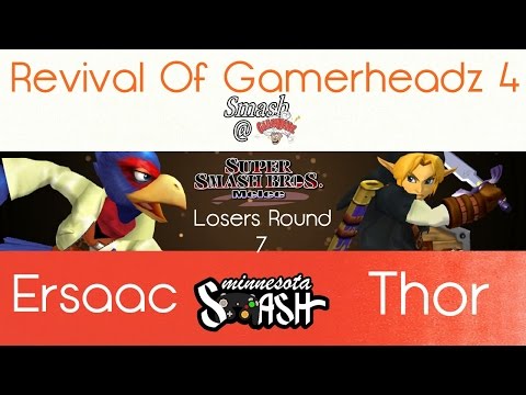 ROG 4: Ersaac vs Thor (SSBM LR7)