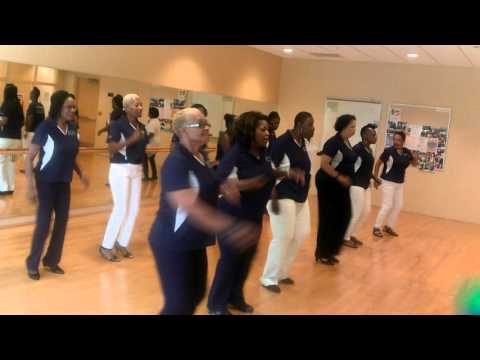 The Line Dance Connection performing Pimp Walk