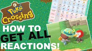 How To Get ALL The Reactions!! (Animal Crossing New Horizons)