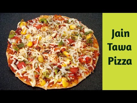 Jain Tawa Pizza | तवा पिज्जा रेसिपी | Pizza without oven | My jain recipes