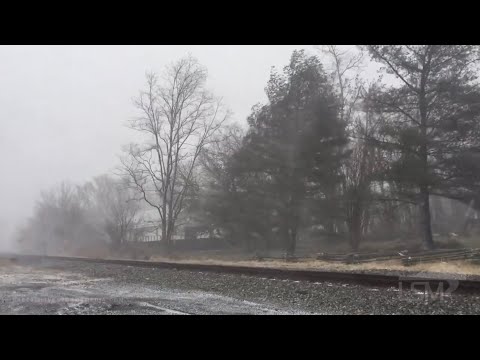 01-16-2021 Gordonsville, VA - Snow Squall and Mammatus Sunset Photos