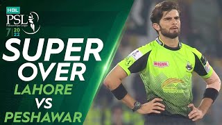 Super Over  Lahore Qalandars vs Peshawar Zalmi  HB