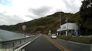 preview picture of video '西湘バイパス石橋IC出口→真鶴道路(Manazuru Blueline)→終点（湯河原町）'