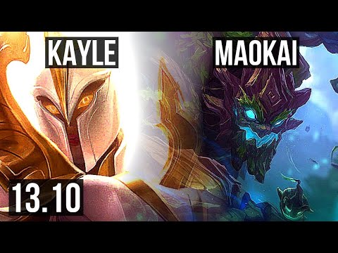 KAYLE vs MAOKAI (TOP) | 2.9M mastery, 2000+ games, 4/0/2 | KR Master | 13.10