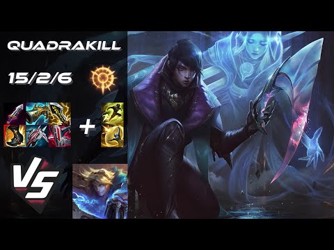 BOTTOM Aphelios vs Ezreal [QUADRAKILL] - EU Challenger Patch 25.S2.4