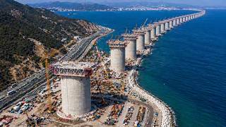 How 4,100-Ton Concrete Piers Are Built at Sea. Mega Construction Documentary MQDEFAULT Thumbnail