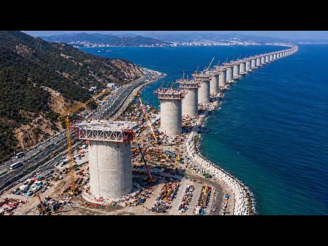 How 4,100-Ton Concrete Piers Are Built at Sea. Mega Construction Documentary SDDEFAULT Thumbnail