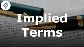 Implied Terms | Contract Law