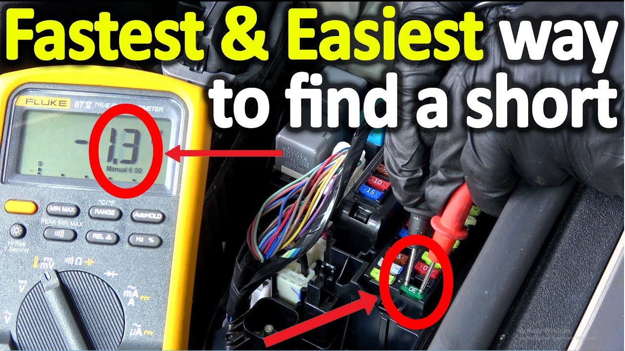 How to find a short in a modern car fast and easy (The correct way)