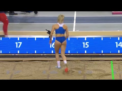 Women's Triple Jump Qualification - European Athletics Indoor Championships Glasgow 2019