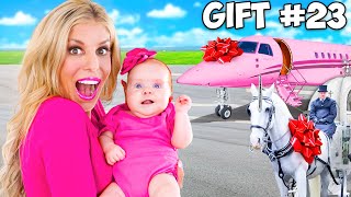 Surprising My DAUGHTER with 24 GIFTS in 24 Hours