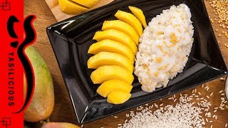 KLEBREIS mit MANGO / MANGO STICKY RICE - Klebreis zubereiten - asiatische Süßspeise / Dessert