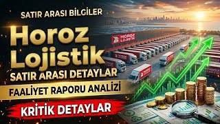 Horoz Lojistik Kargo Hizmetleri 2025 Faaliyet Raporu Analizi -Fırsat m
