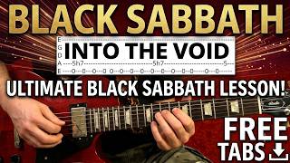 Into the Void - Black Sabbath - Guitar Lesson #guitarlesson #tabs #intothevoid