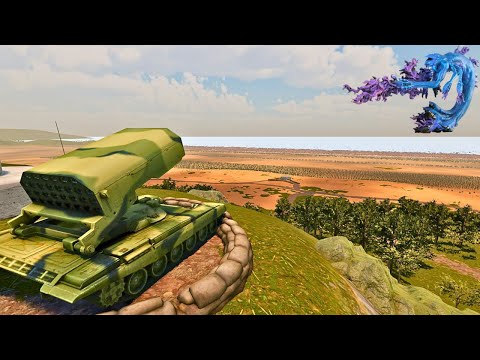 3,000,000 EXALTED FLAMERS vs HUMANITY ARMY BEACH DEFENCE - Ultimate Epic Battle Simulator 2 | UEBS 2