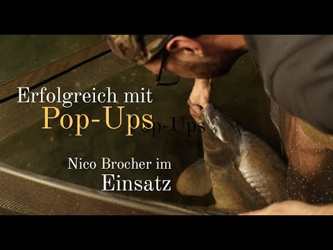 Erfolgreich karpfenangeln mit Dreambaits PopUps - Nico Brocher präsentiert den Einsatz!