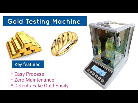 Gold And Silver Purity Testing Machine