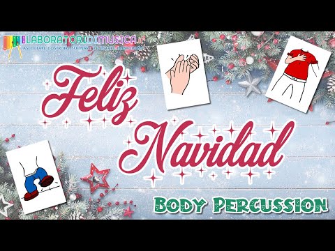 FELIZ NAVIDAD - Body percussion semplice per bambini e ragazzi