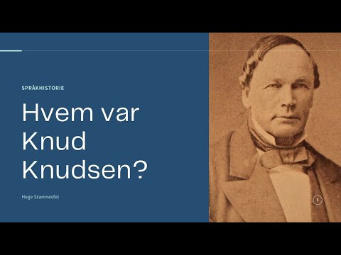 Hvem var Knud Knudsen?
