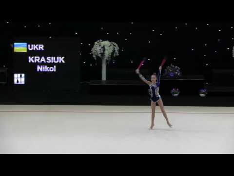 FIG Junior Final.Krasyuk Nikol.clubs.UKR