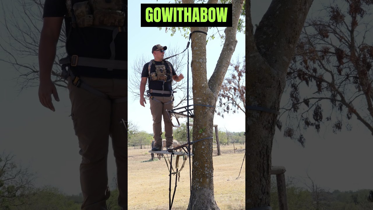 Falling out of my tree stand! #treestand #safety #falling #gowithabow #bowhunting #huntingseason