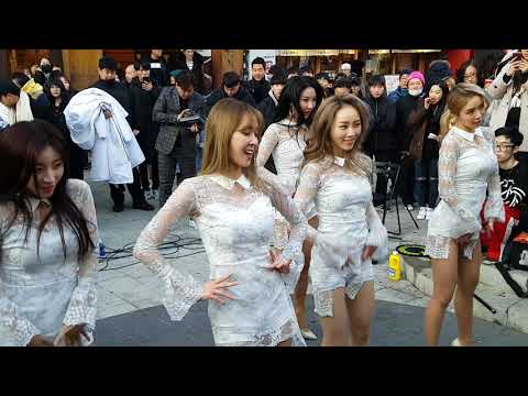 [4K] 180105 #홍대걷고싶은거리버스킹 #걸그룹블라블라 #블라블라 #참잘했어요 [직캠/FANCAM]