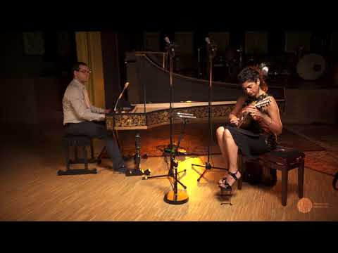 Teachers play an extract of Sonatine in C Major (L.V. Beethoven) on Harpsichord and Mandolin