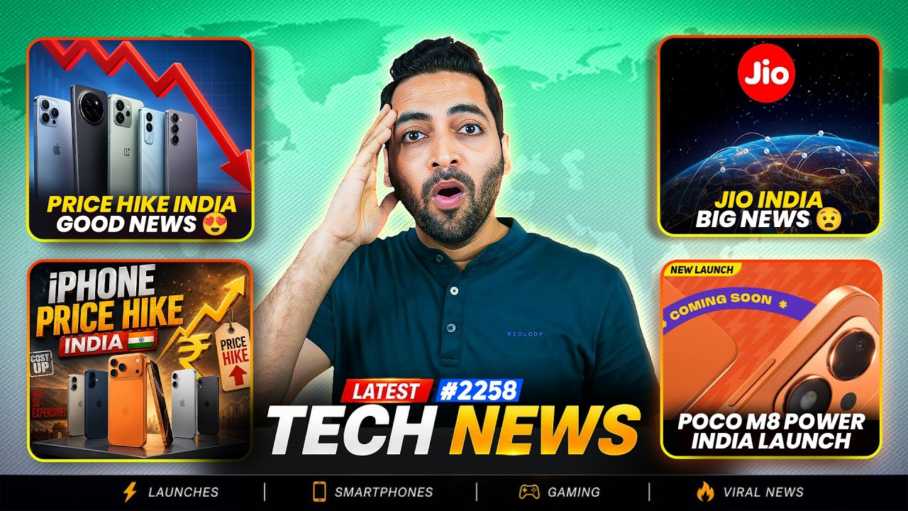 Price Hike Good News😍,Jio India Big News😧,iPhone Price Hike India,POCO M8 Power,India Flying Car