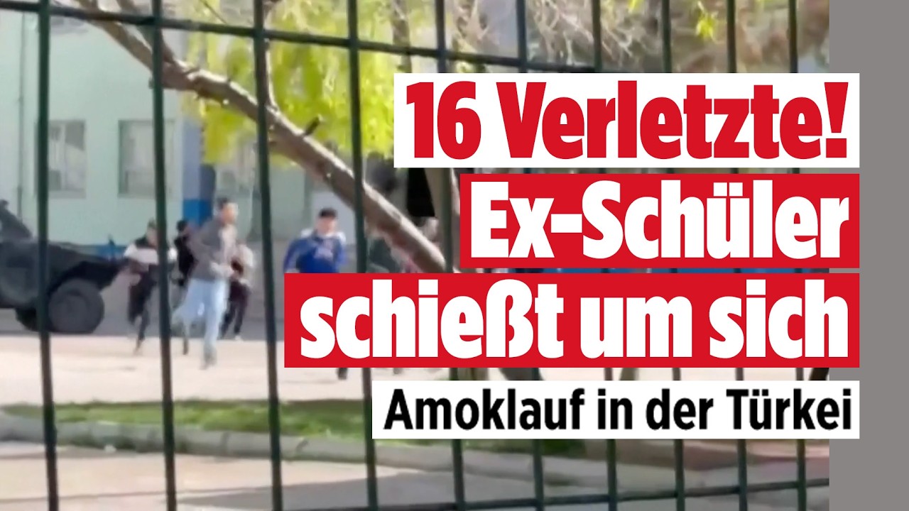 AMOKLAUF IN DER TÜRKEI: Bewaffneter schießt an Schule um sich – 16 Personen verletzt!