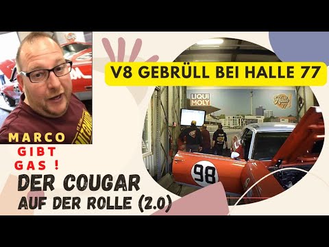 2te mal mit dem Cougar V8 auf der Rolle bei Halle77