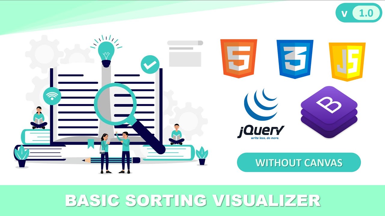 Sorting Visualizer | Html, CSS, Js | jQuery | Bootstrap
