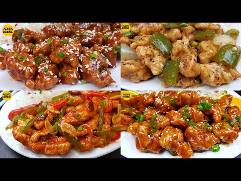 Try These Easiest Chinese Recipes | 4 Chinese Street Food Recipes by Aqsa's Cuisine