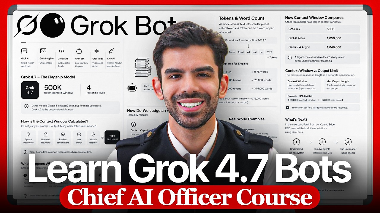 Full Agentic AI Course on Grok Bots - Chief AI Officer Playlist