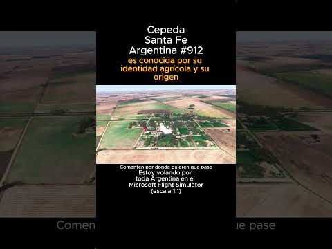 Cepeda, Santa Fe desde el Microsoft Flight Simulator #cepeda #santafe #msfs #joaha45 #argentina