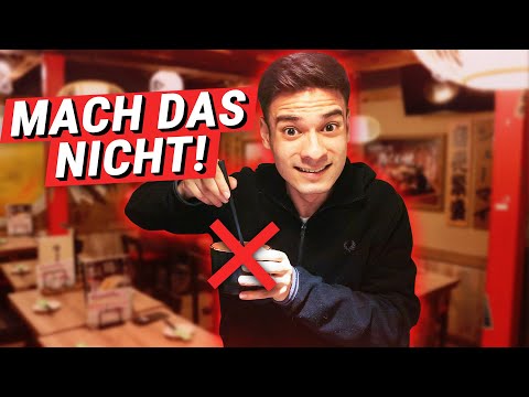 Mach das NICHT in Japan! (Die wichtigsten Tischmanieren)