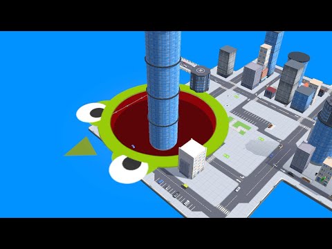 Hole.io - Big Hole City #78 Gameplay Walkthrough Android iOS