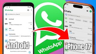 Download lagu Tutorial: Transfer WhatsApp from Android to iPhone 17 ✅ WITHOUT LOSING ANYTHING mp3