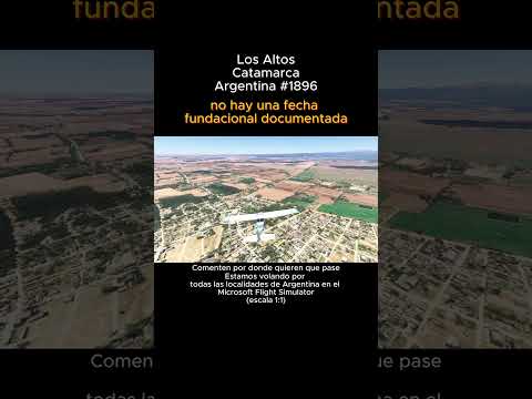 Los Altos, Catamarca desde el Microsoft Flight Simulator #losaltos #catamarca #argentina #Msfs2024
