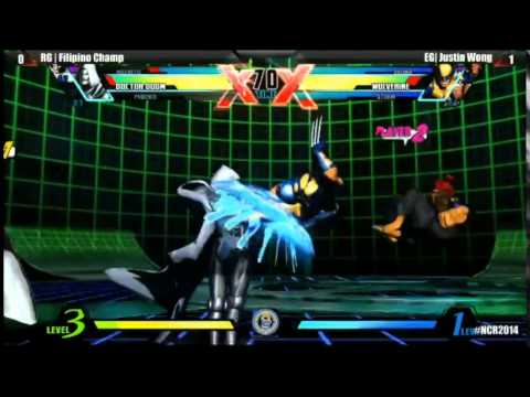 Norcal 2014 UMVC3 FL Justin Wong vs Filipino Champ