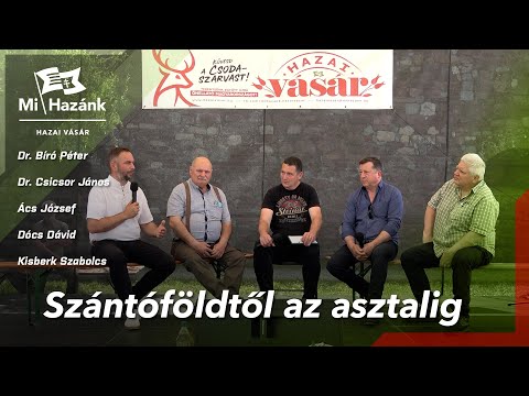 Szántóföldtől az asztalig -  Kerekasztal-beszélgetés a szigetvári Hazai Vásáron