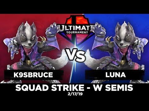 K9sbruce vs. Luna - Squad Strike - Winners Semis - February Smash Ultimate Tournament