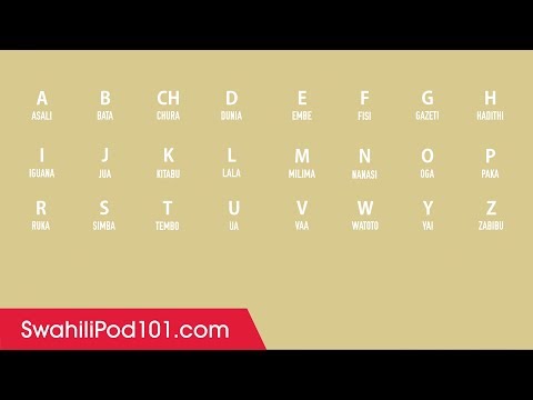 Learn ALL Swahili Alphabet in 2 Minutes - How to Read and Write Swahili