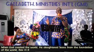 Gallabeth Ministries Int'l (GMI) Message of the cross (As Moses lifted up the bronze serpent)
