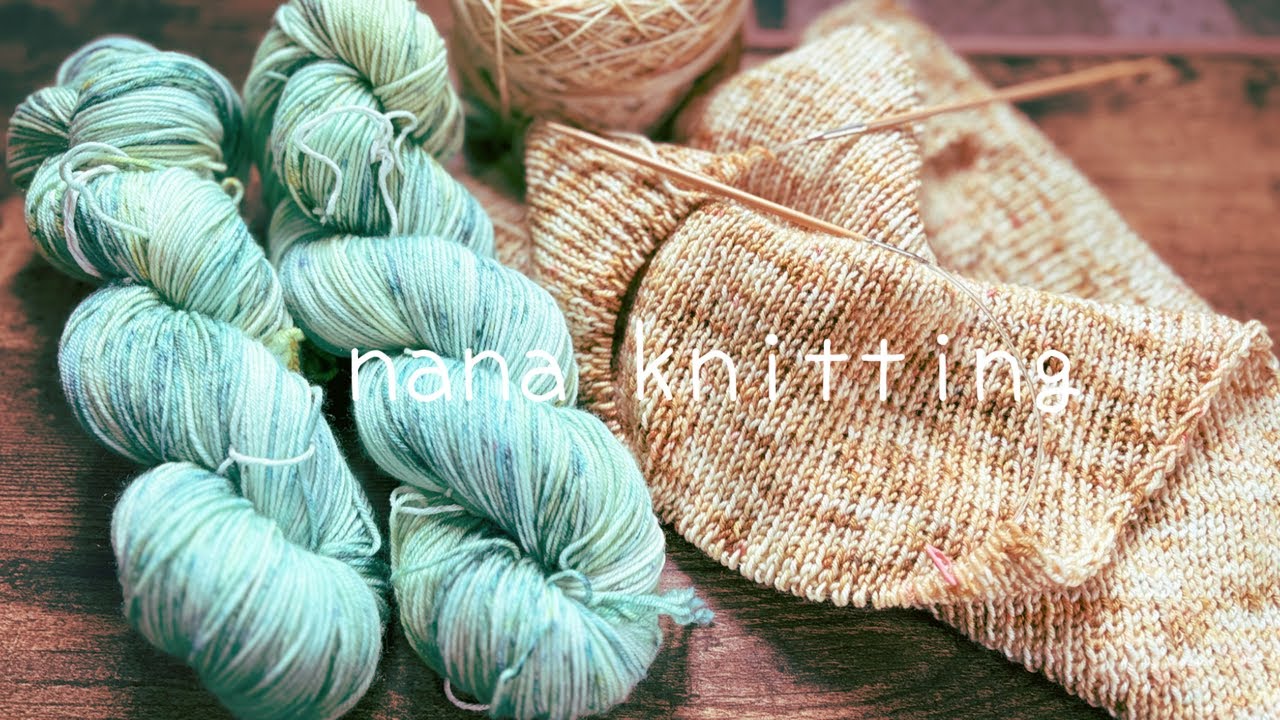 編み物🧶刺し子🧵土曜日定時配信！今日も一緒に手芸を楽しもう☺️#編み物 #刺し子 #nanaknitting