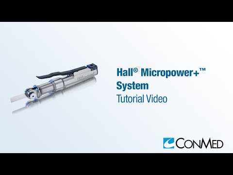 Hall micropower plus system - conmed in-service