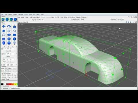 Car Modeling Tutorial - The 3D Model - Part 1 of 5