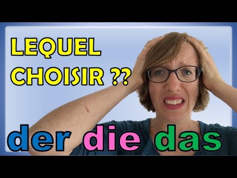 🤯 DER, DIE, DAS : Comment SAVOIR lequel CHOISIR quand on débute ? 🇩🇪