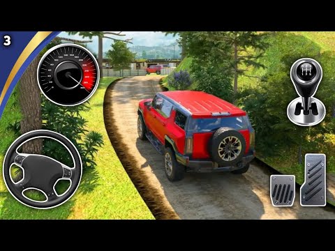 😱 Offroad Jeep Drifting Simulator 3D - Luxury Prado 4x4 SUV Hill Climb Racing - Android GamePlay #3